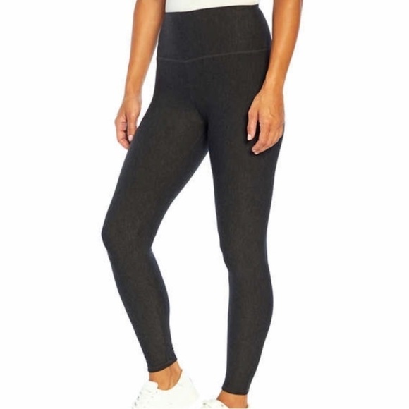 ORVIS Womens Cozy Stretch Leggings Black Color Soft Wide Waistband Size L - Picture 1 of 12